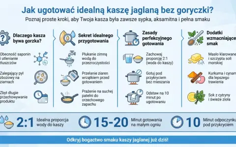Kasza jaglana: jak uniknąć goryczki? Poznaj sposoby na idealną kaszę, unikając jej goryczki. Dowiedz się o przeciwwskazaniach i sekretach przygotowania.