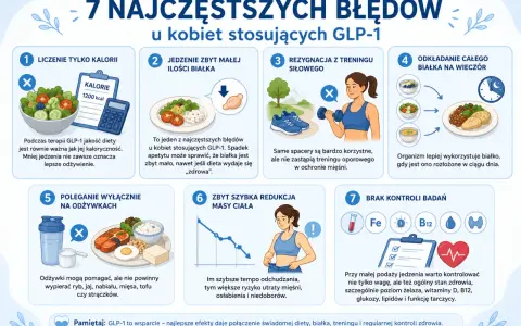 Brak wystarczającej ilości białka to błąd przy GLP-1. Na redukcji ważne jest, by dostarczać go odpowiednio, rozkładając w ciągu dnia.
