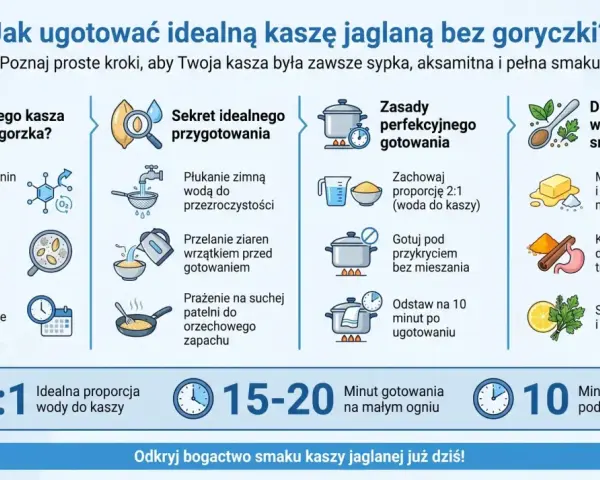 Kasza jaglana: jak uniknąć goryczki? Poznaj sposoby na idealną kaszę, unikając jej goryczki. Dowiedz się o przeciwwskazaniach i sekretach przygotowania.